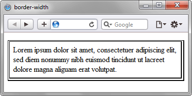 border-width