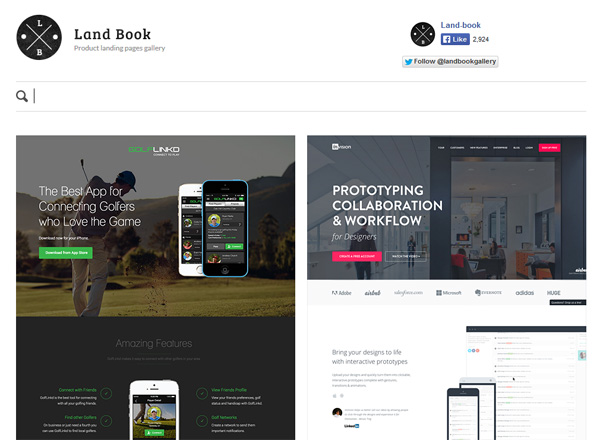 Land Book – галерея красивых лендингов (Landing Page) - «Дизайны сайтов»