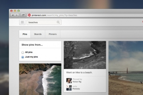 Pinterest теперь позволяет моментально находить собственные сообщения - «Интернет»