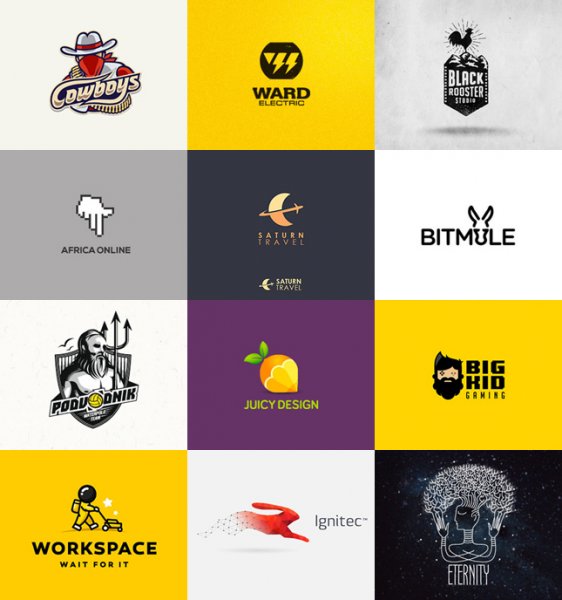 120+ логотипов для вдохновения - «Веб-дизайн»