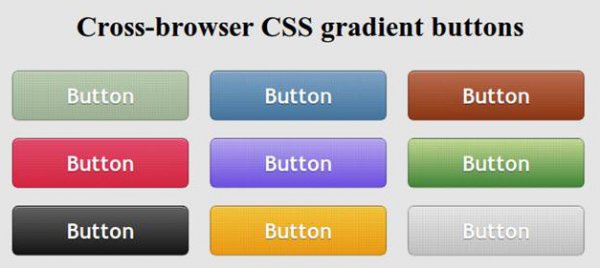 Делаем градиентные кнопки средствами CSS3 - «Верстка»