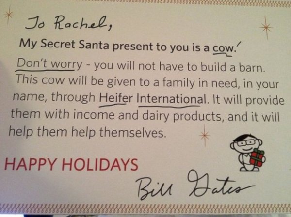 "Секретный Санта" в интернете: как получить подарок от Билла Гейтса или другого незнакомца - «Интернет и связь»