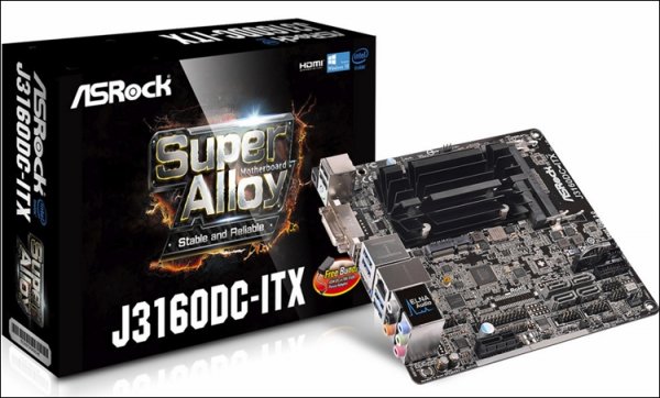 ASRock J3160DC-ITX: плата с процессором Celeron J3160 для компактных систем - «Новости сети»