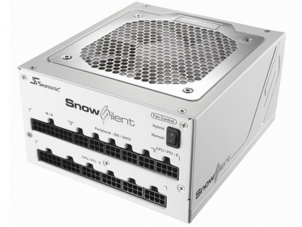 Белоснежный блок питания Seasonic Snow Silent SS-750XP2S будет выпущен в конце апреля - «Новости сети»