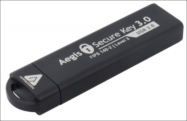 Ёмкость защищённого флеш-брелока Aegis Secure Key 3.0 достигла 480 Гбайт - «Новости сети»