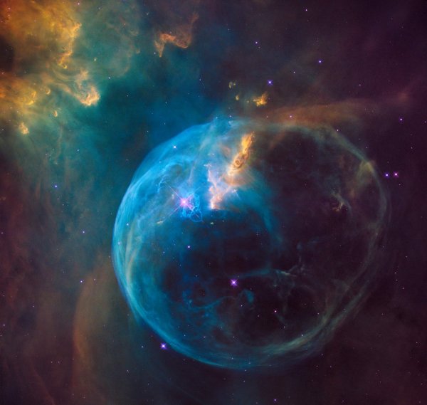 Фото дня: туманность Пузырь к 26-летию телескопа «Хаббл» - «Новости сети»