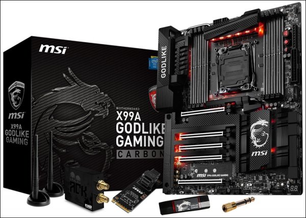 MSI X99A Godlike Gaming Carbon: плата для игровых ПК топового уровня - «Новости сети»