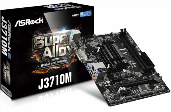 Плата ASRock J3710M оснащена чипом Intel Braswell с пассивным охлаждением - «Новости сети»