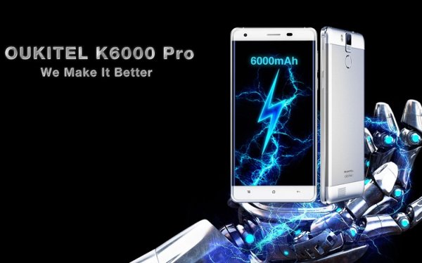 Смартфон Oukitel K6000 Pro получил аккумулятор на 6000 мА·ч - «Новости сети»