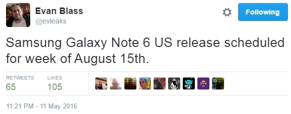 Samsung Galaxy Note 6 представят в середине августа - «Новости сети»