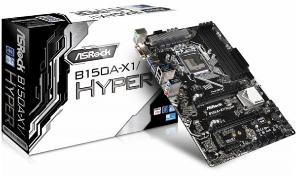 ASRock B150A-X1/Hyper: плата среднего уровня для процессоров Intel Skylake - «Новости сети»