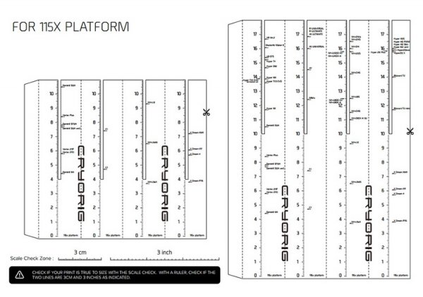 CRYORIG предлагает распечатать линейку для проверки совместимости своих кулеров - «Новости сети»