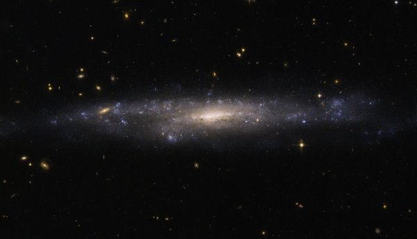 Фото дня: галактика, скрывающаяся в ночном небе - «Новости сети»