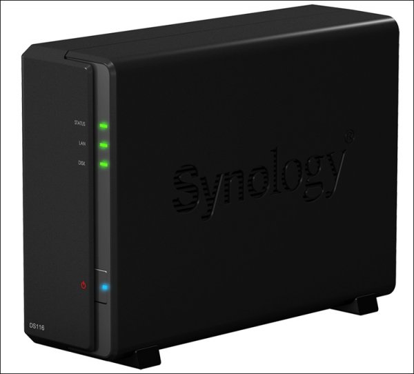 Однодисковое хранилище Synology DiskStation DS116 подойдёт для дома и офиса - «Новости сети»