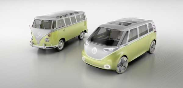 Volkswagen I.D. BUZZ: электрический микроавтобус с системой автопилотирования - «Новости сети»