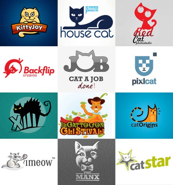 Логотипы с котами и кошками для вдохновения - «Веб-дизайн»