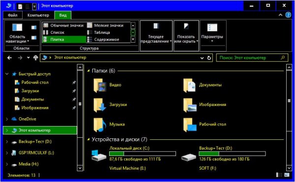 Высококонтрастные темы оформления Windows - «Windows» Высококонтрастные темы оформления Windows - «Windows»