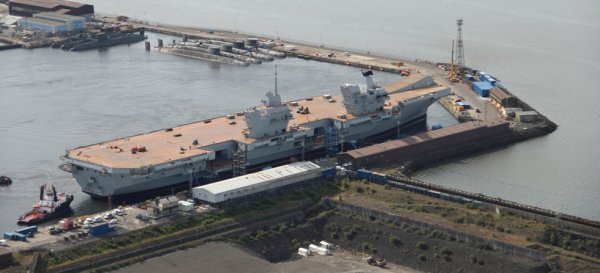 Британия вывела в море свой самый большой военный корабль | 42.TUT.BY - «Интернет и связь»