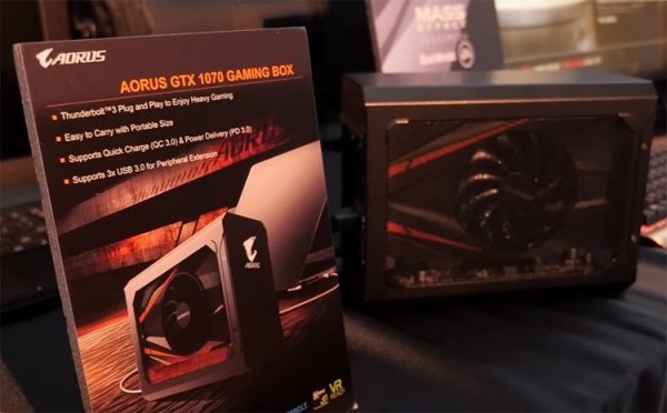 Computex 2017: компактный бокс для видеокарты Gigabyte Aorus GTX 1070 Gaming Box - «Новости сети» Computex 2017: компактный бокс для видеокарты Gigabyte Aorus GTX 1070 Gaming Box - «Новости сети»