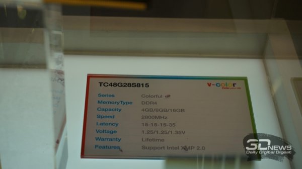 Computex 2017: модули оперативной памяти и SSD-накопители V-Color - «Новости сети»