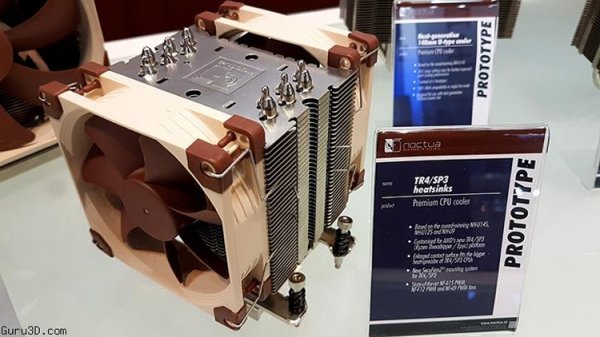 Computex 2017: Noctua показала прототип кулера для AMD Threadripper - «Новости сети»