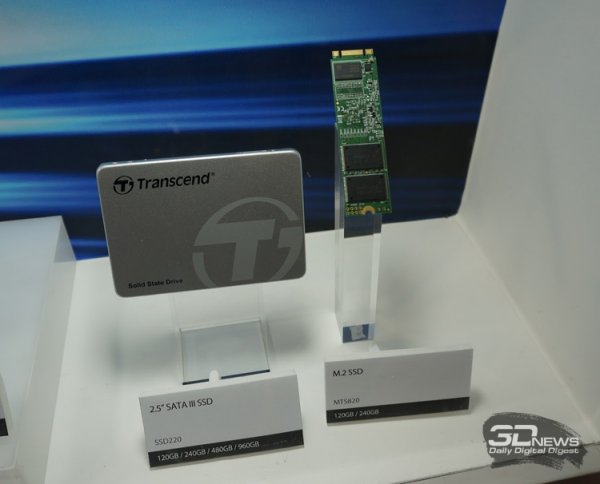 Computex 2017: твердотельные накопители Transcend на любой вкус - «Новости сети»