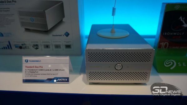 Computex 2017: внешние Thunderbolt-устройства в экспозиции Akitio - «Новости сети»