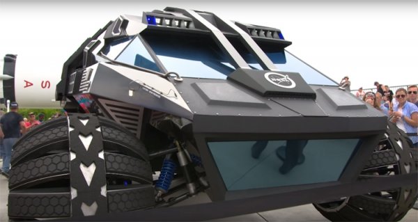 Фото дня: концептуальный внедорожник NASA для покорения Марса - «Новости сети»