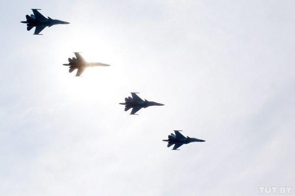 Фотофакт. Над Минском прошла репетиция воздушного парада | - «Интернет и связь»