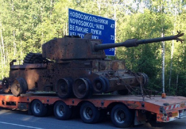 Фотофакт. Под Псковом замечен редкий британский танк | - «Интернет и связь» Фотофакт. Под Псковом замечен редкий британский танк | - «Интернет и связь»