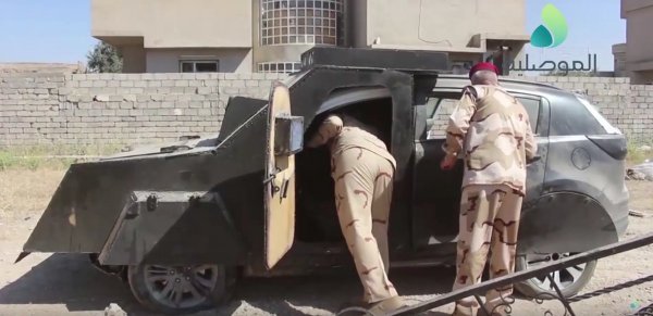 Фотофакт: Террористы сделали из Kia машину для смертников | - «Интернет и связь»