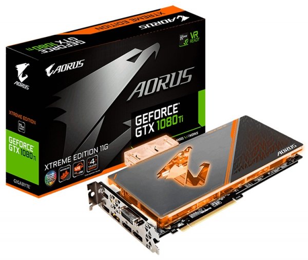 Gigabyte Aorus GeForce GTX 1080 Ti Waterforce Xtreme Edition 11G: когда всё включено - «Новости сети»