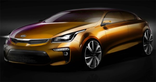 KIA раскрыла дизайн новой модели Rio для российского рынка - «Новости сети»
