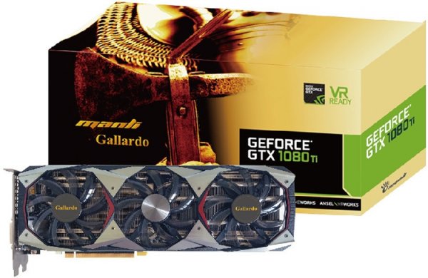 Manli наделила RGB-подсветкой новые ускорители GeForce GTX 1080 Ti - «Новости сети»