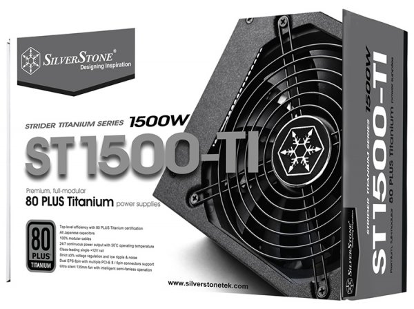 Мощность новых блоков питания серии SilverStone Strider Titanium превышает 1 кВт - «Новости сети»