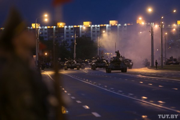 Танки в городе: что показали на вчерашней репетиции парада | - «Интернет и связь»