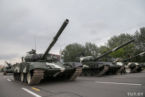 Танки в городе: что показали на вчерашней репетиции парада | - «Интернет и связь»