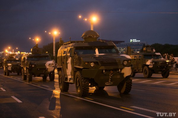 Танки в городе: что показали на вчерашней репетиции парада | - «Интернет и связь»