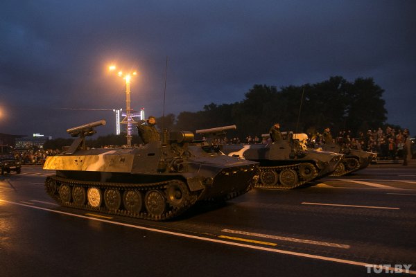 Танки в городе: что показали на вчерашней репетиции парада | - «Интернет и связь»