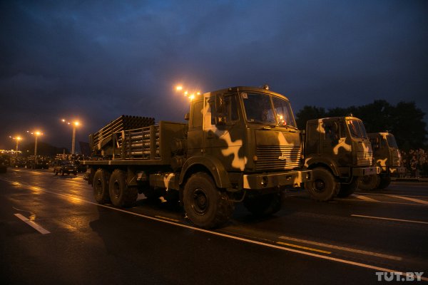 Танки в городе: что показали на вчерашней репетиции парада | - «Интернет и связь»