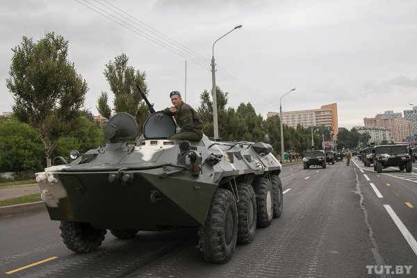 Танки в городе: что показали на вчерашней репетиции парада | - «Интернет и связь»