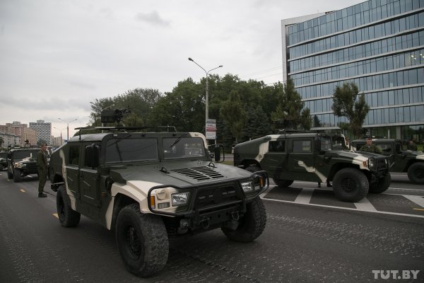 Танки в городе: что показали на вчерашней репетиции парада | - «Интернет и связь»