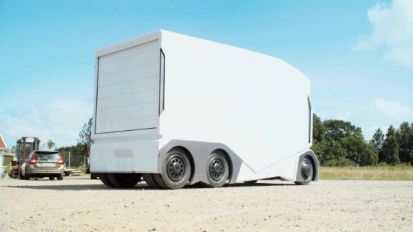 Беспилотный электрогрузовик Einride T-Pod: концепт фуры будущего - «Новости сети»