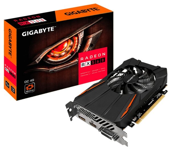 Gigabyte выпустила видеокарту Radeon RX 560 OC 4G - «Новости сети»