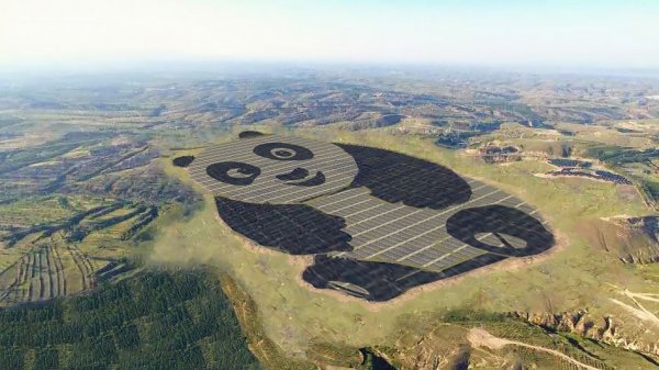 Картинка дня: В Китае запустили солнечную электростанцию в форме панды | 42.TUT.BY - «Интернет и связь»