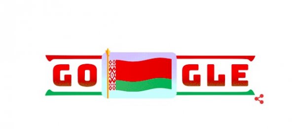 Логотип Google стал красно-зеленым в честь Дня независимости Беларуси | 42.TUT.BY - «Интернет и связь»
