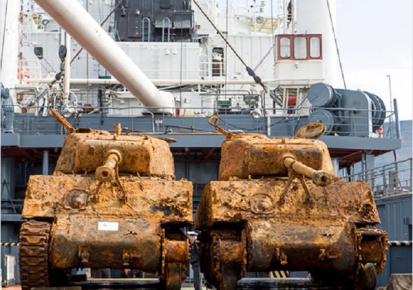 На дне Баренцева моря нашли два американских танка | 42.TUT.BY - «Интернет и связь»