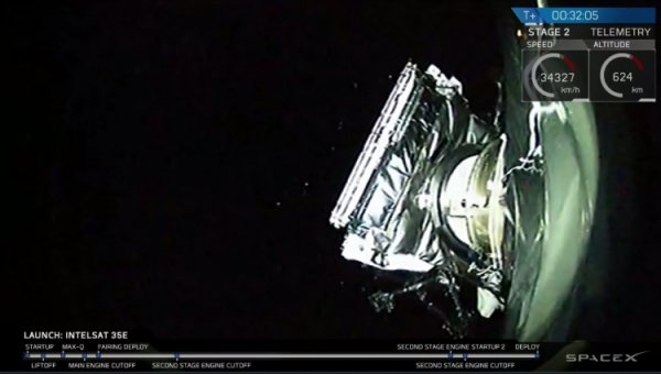 SpaceX запустила третью ракету Falcon 9 за две недели - «Новости сети»