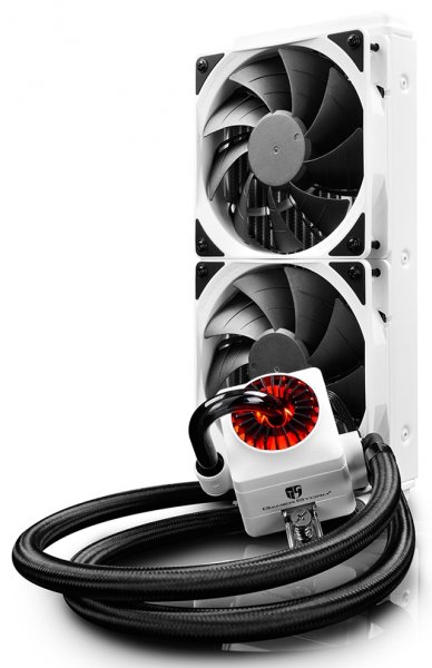 Чёрное и белое: дебют новой версии СЖО Deepcool Captain 240 EX RGB - «Новости сети»