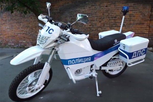 Московские стражи порядка получат отечественные электромотоциклы - «Новости сети»